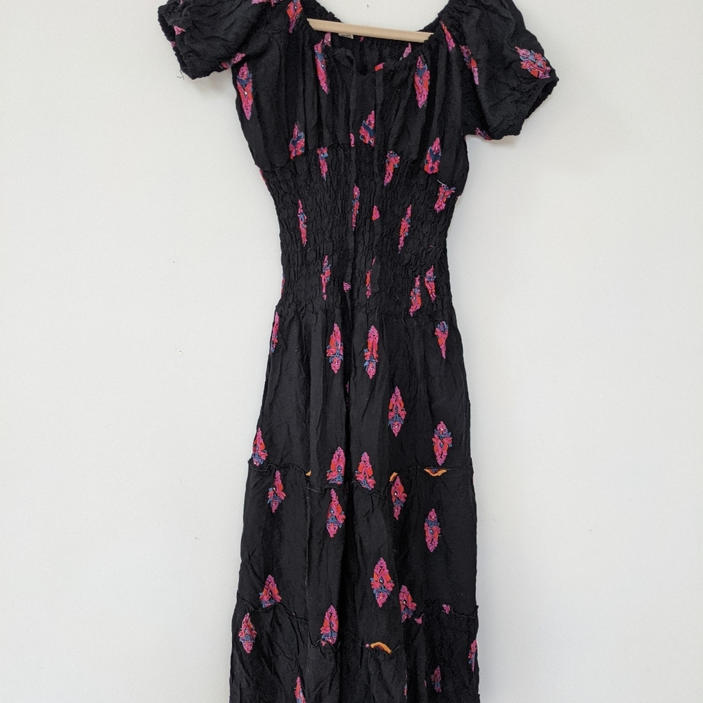 Smocked Peasant Dress